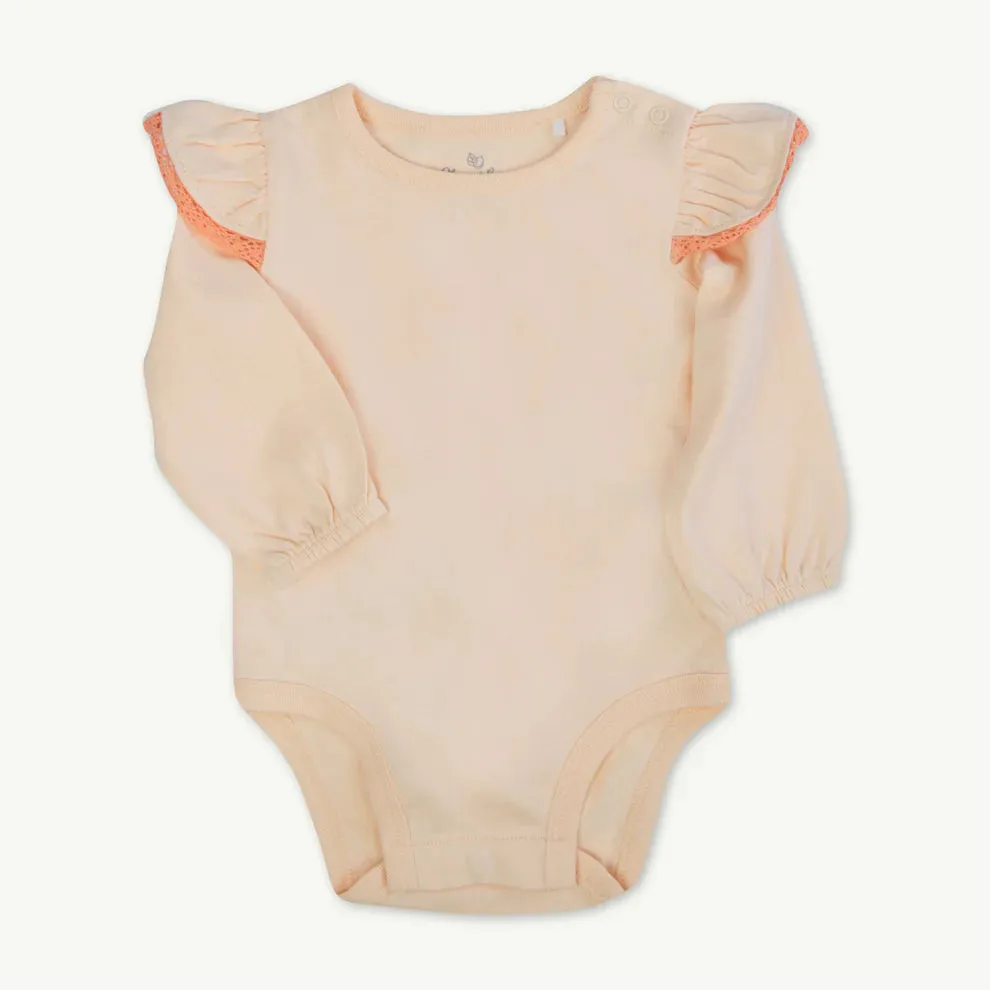 2-Piece Ginger Leaves Overall Set
