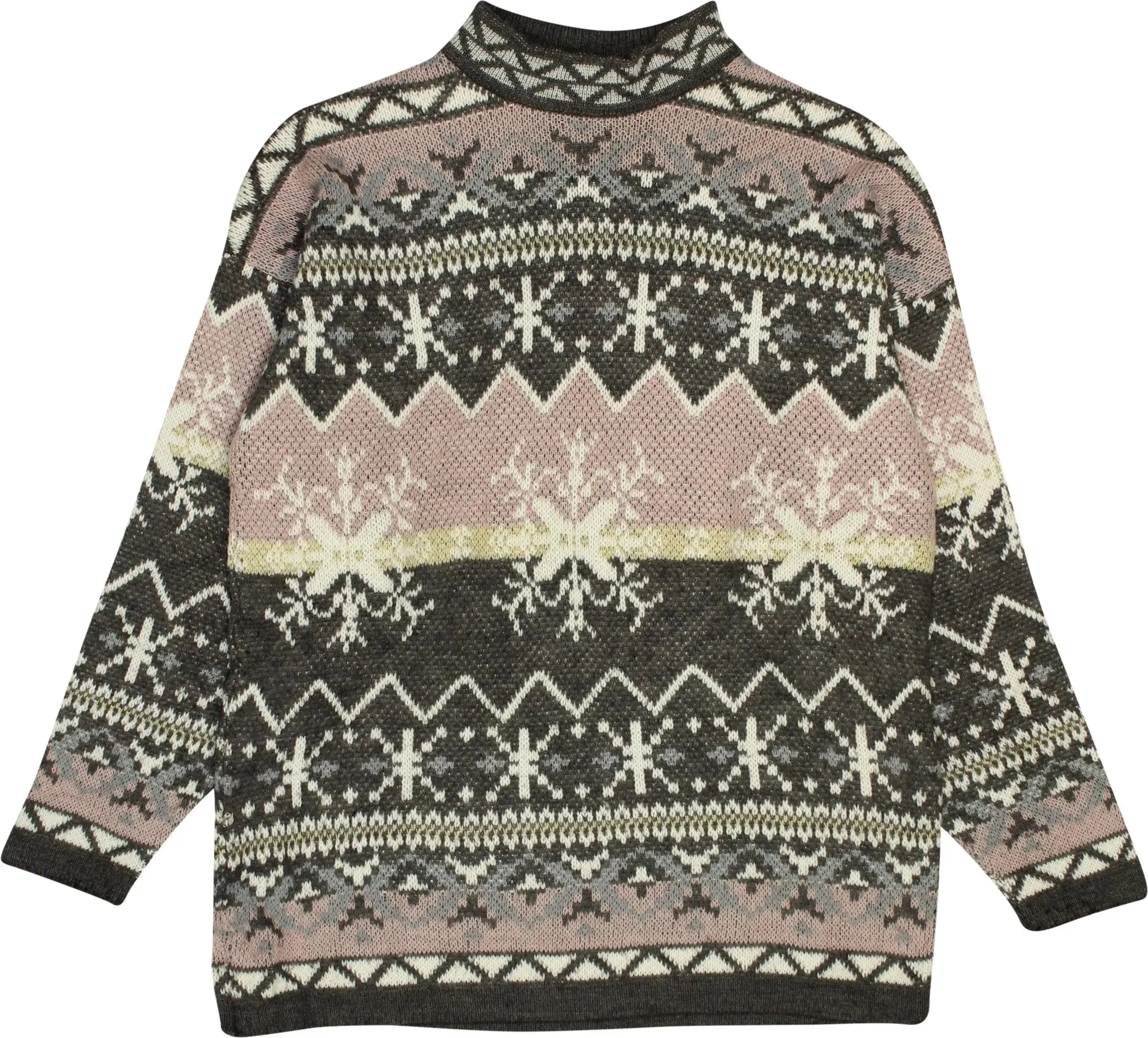 80s Pastel Patterned Jumper