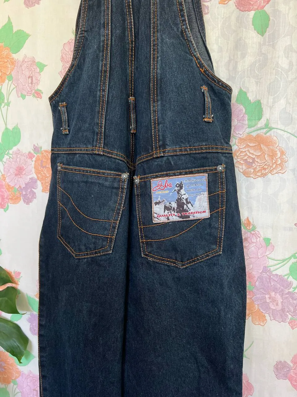90's Dark Denim Overall