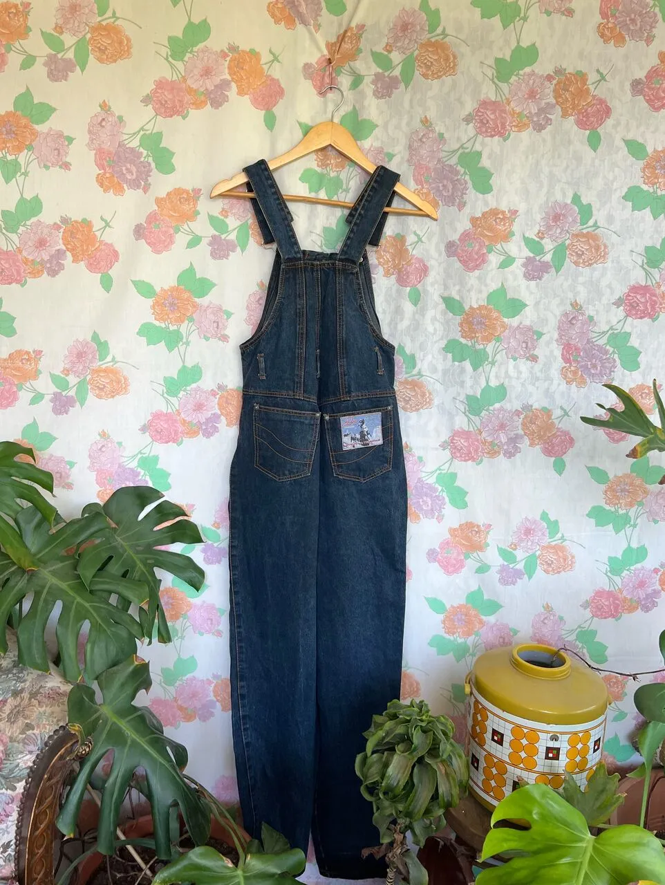 90's Dark Denim Overall
