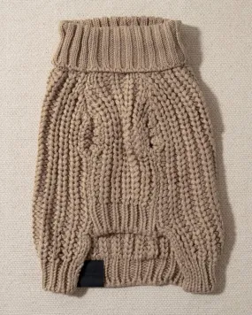 Adele Mocha Turtleneck Dog Sweater