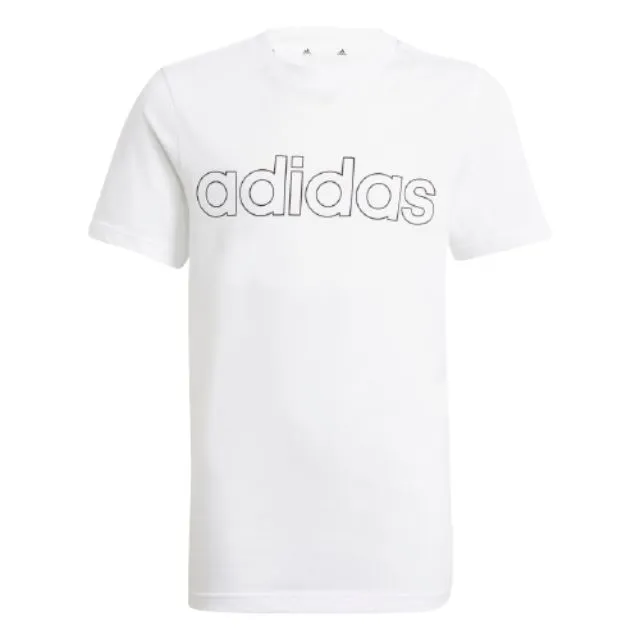 Adidas Essentials Tee Boys Training T-Shirt White