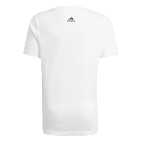 Adidas Essentials Tee Boys Training T-Shirt White