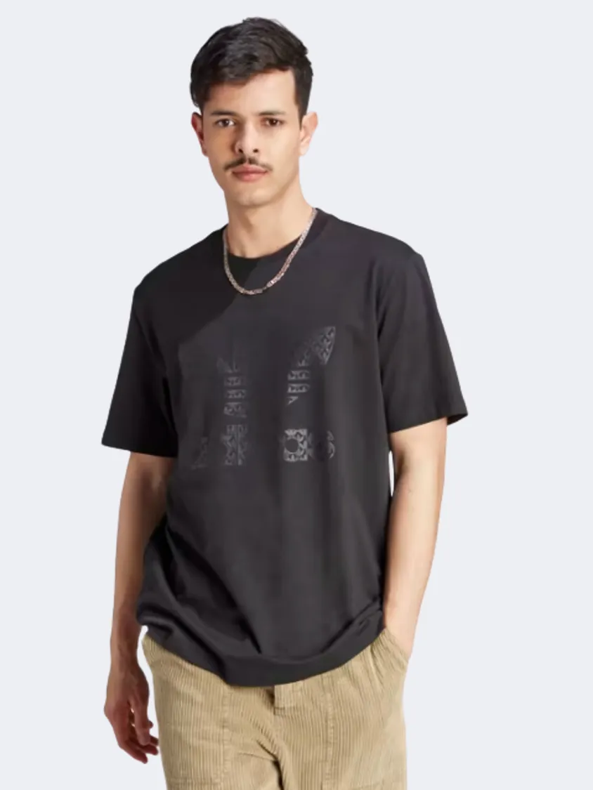 Adidas Graphics Monogram Men Original T-Shirt Black