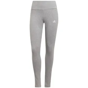 Adidas Women's High-Waist Gray Leggings with Iconic Logo - Perfect for Training and Lifestyle