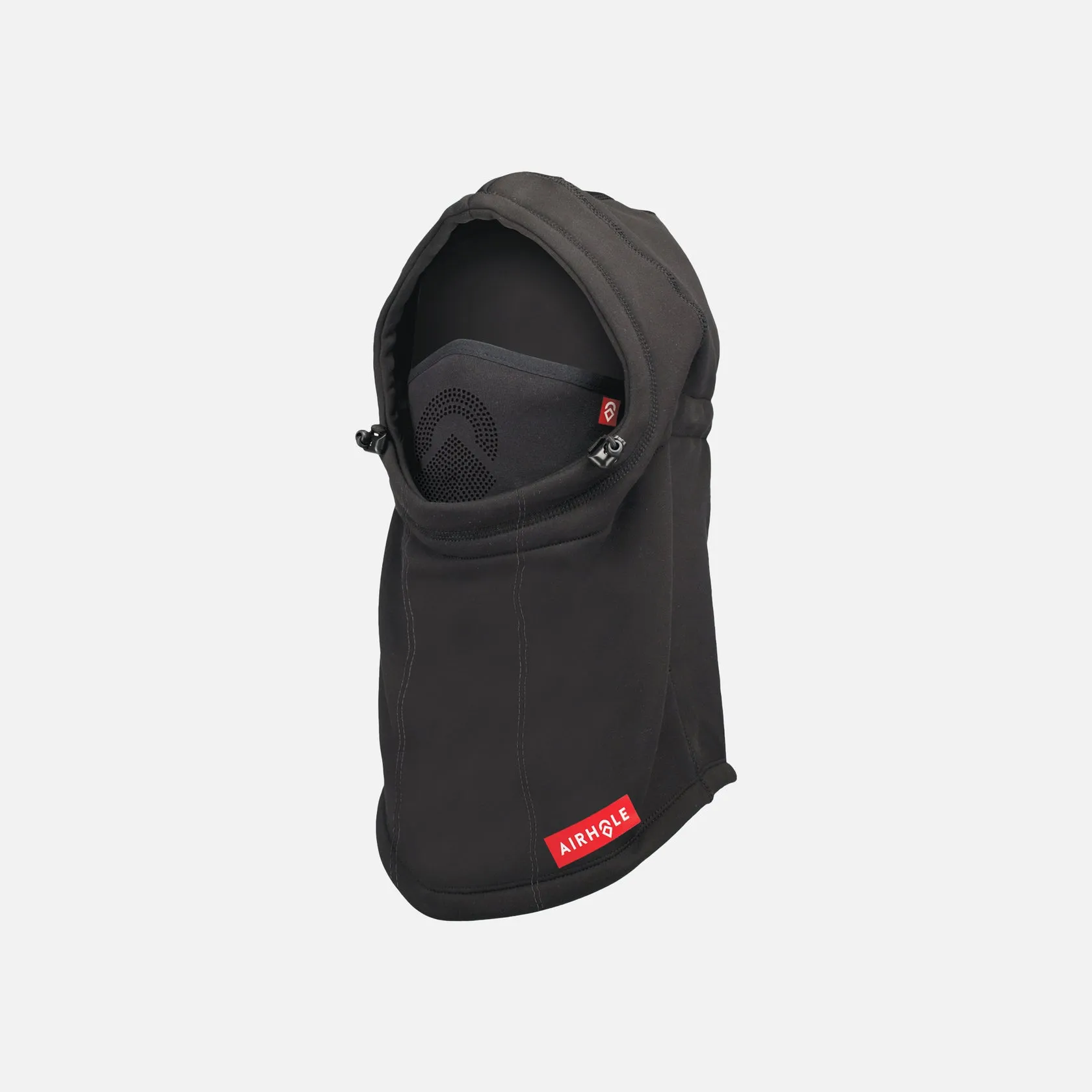 Airhole Laser Polar Fleece Airhood - Black