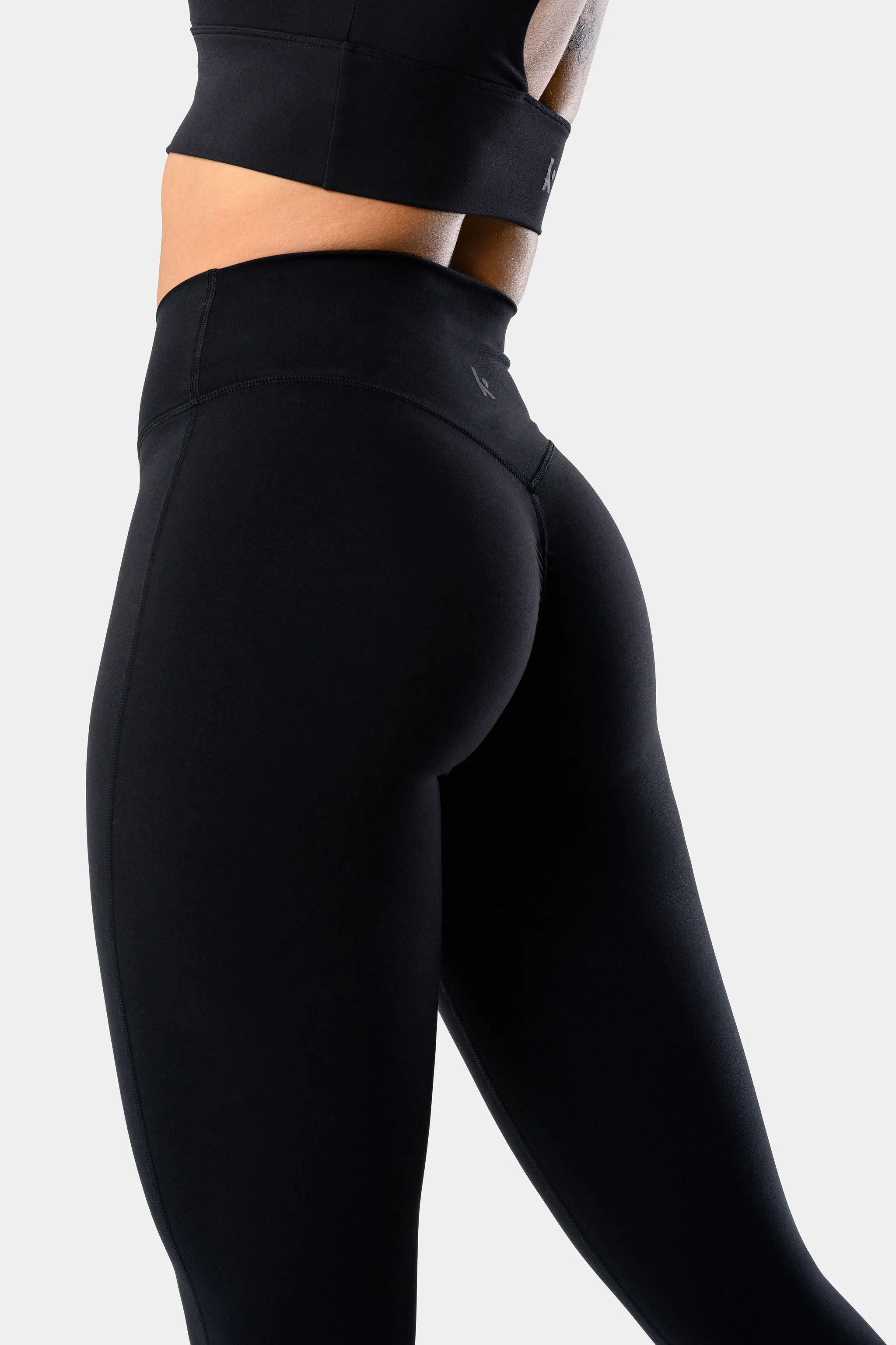 Alura Wrapped Leggings - Black