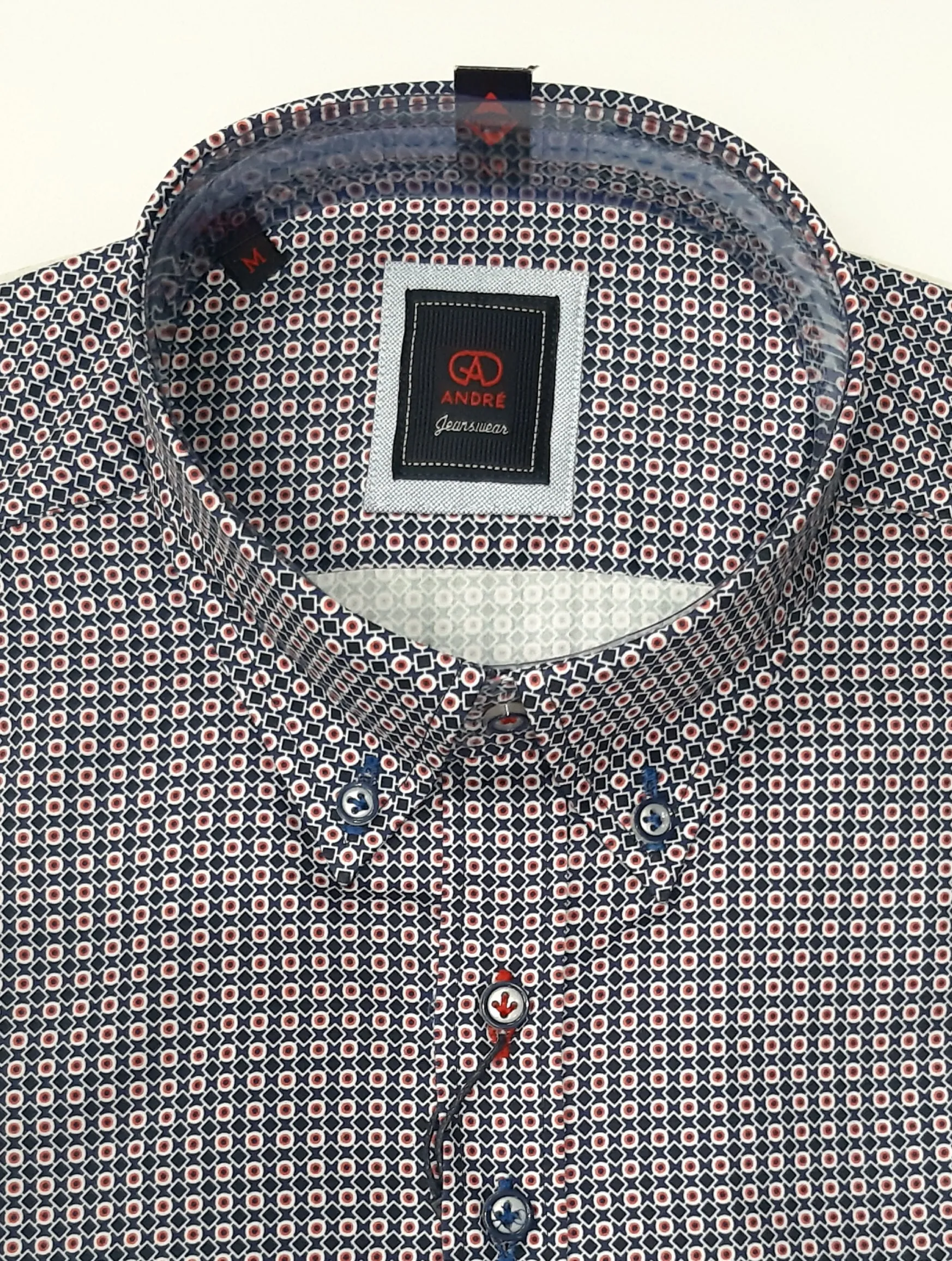 Andre Colm Long Sleeve Shirt - Navy