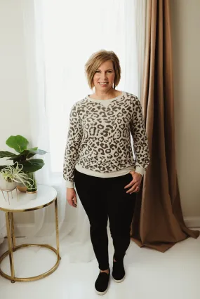 Animal Print Pullover