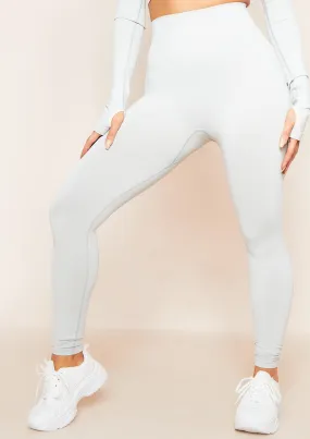 Ariana Olive Green Seamless High Waisted Gym Leggings