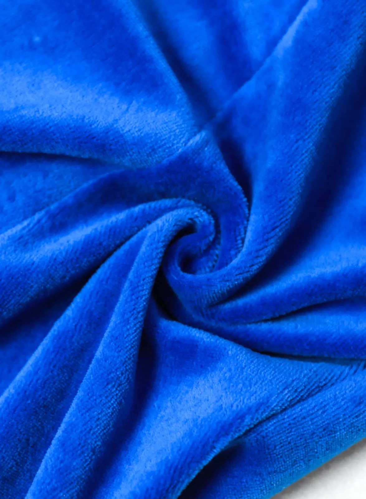 Baby Velour Overall - Royal Blue