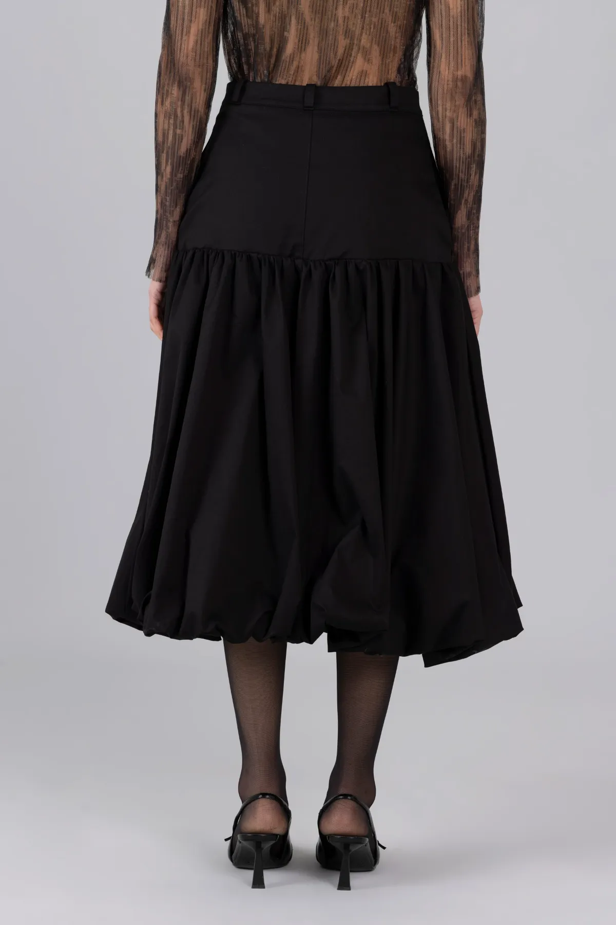 Balloon Midi Skirt