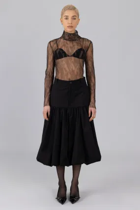 Balloon Midi Skirt