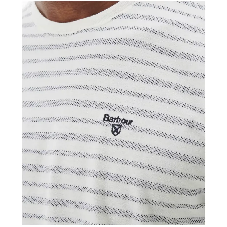 BARBOUR BILLINGHAM PIQUE T-SHIRT MTS1167 White Smoke