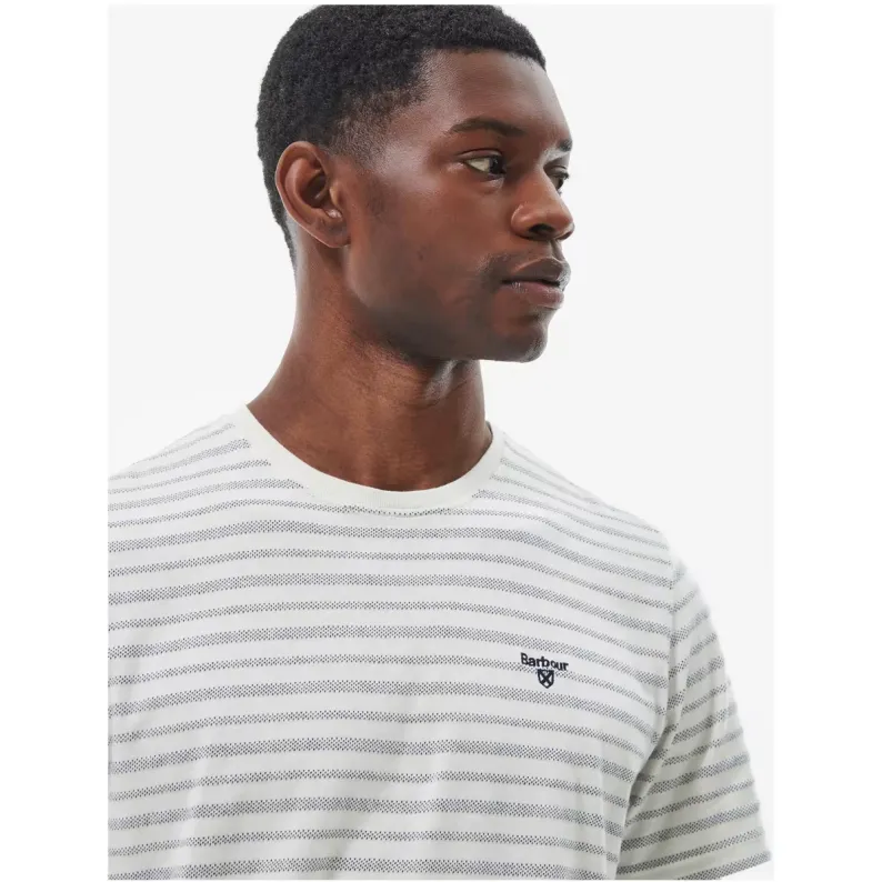 BARBOUR BILLINGHAM PIQUE T-SHIRT MTS1167 White Smoke