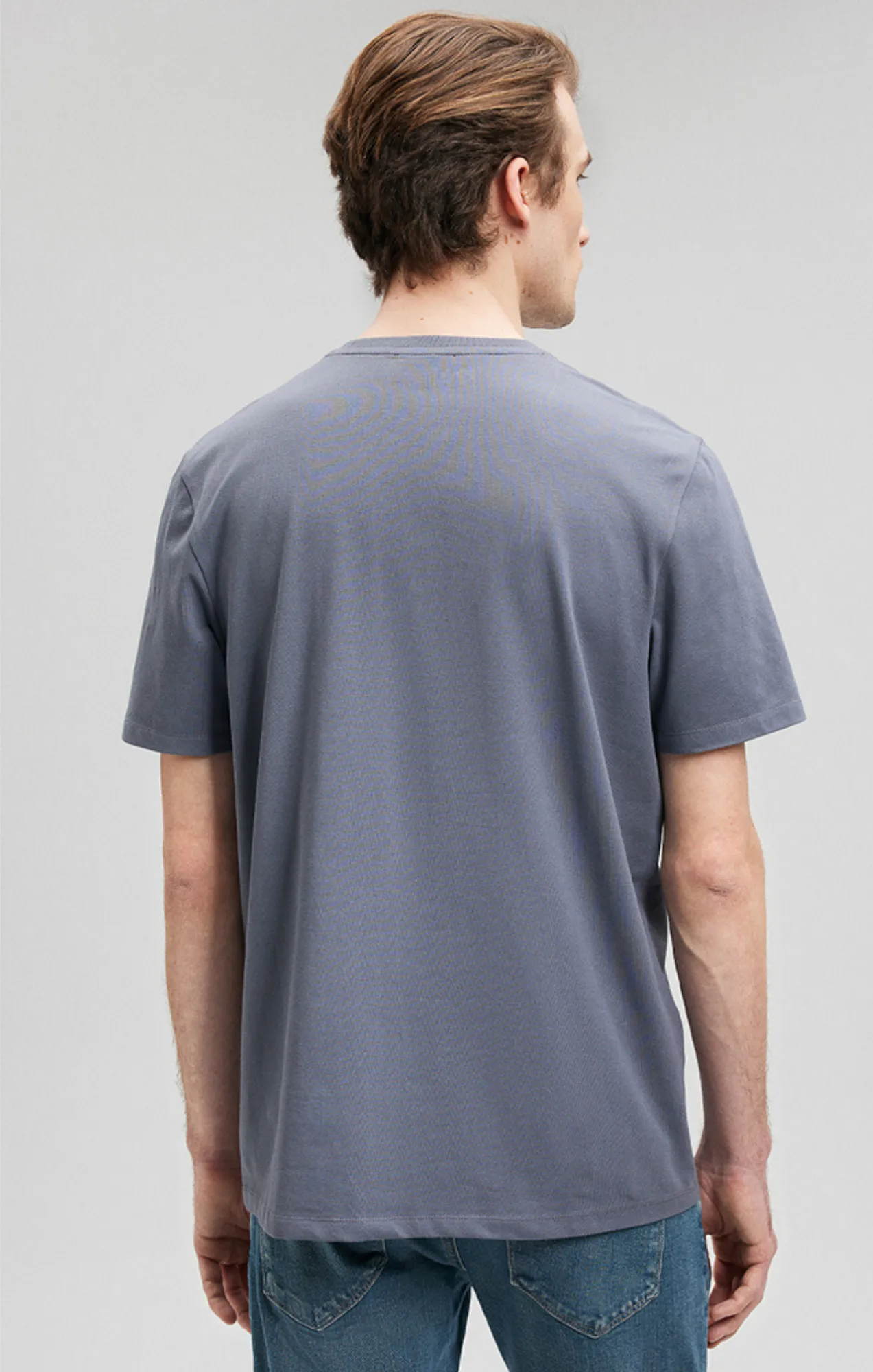 BASIC CREW NECK T-SHIRT IN TURBULENCE