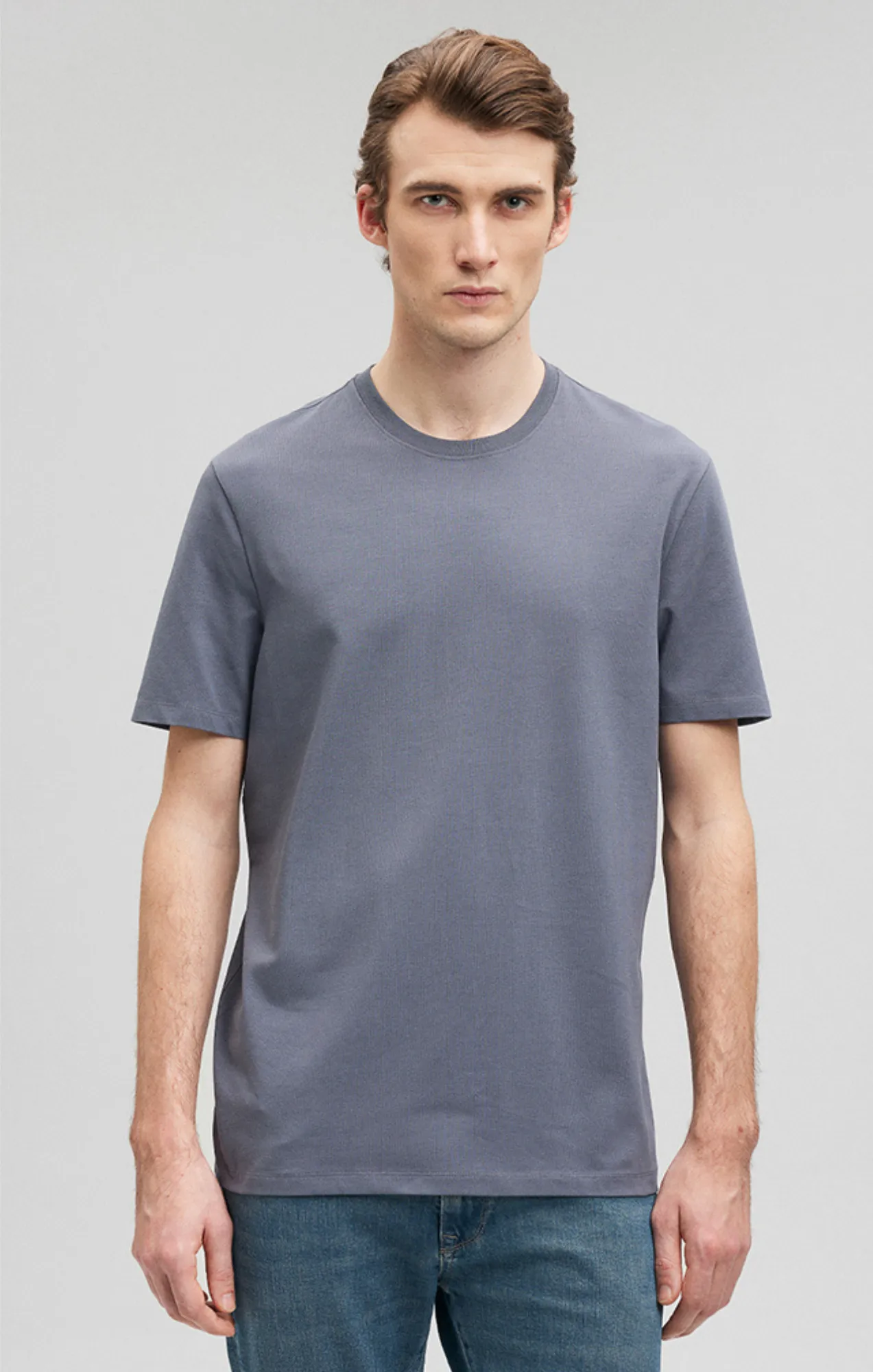 BASIC CREW NECK T-SHIRT IN TURBULENCE