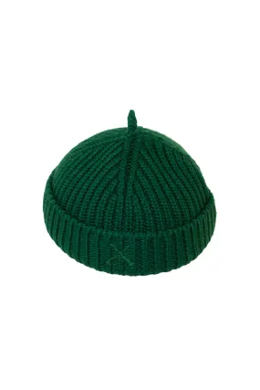 BEANIE MIKI HAT ROYAL GREEN WOOL