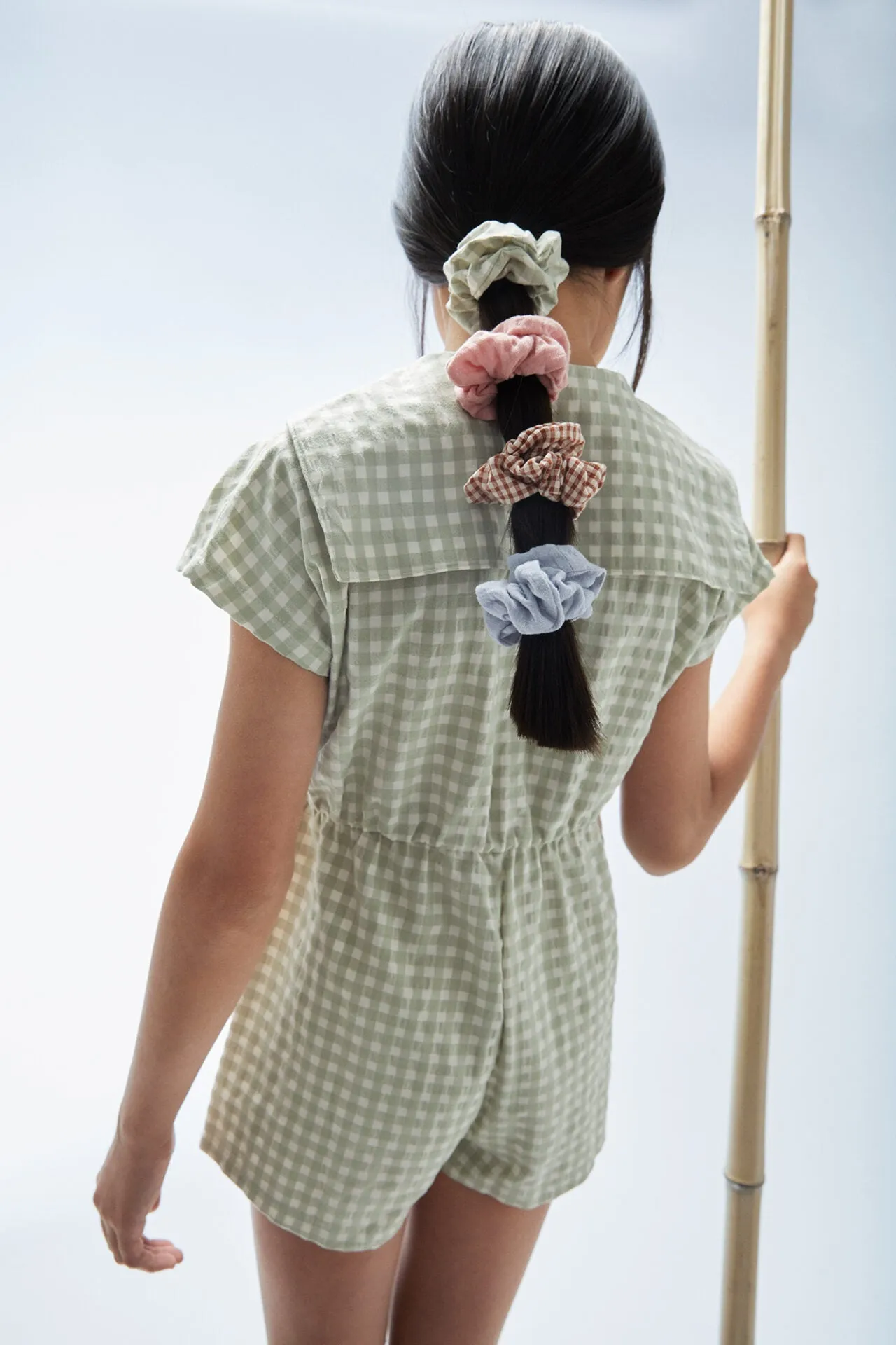 Beebe Overall Tea Green Checks