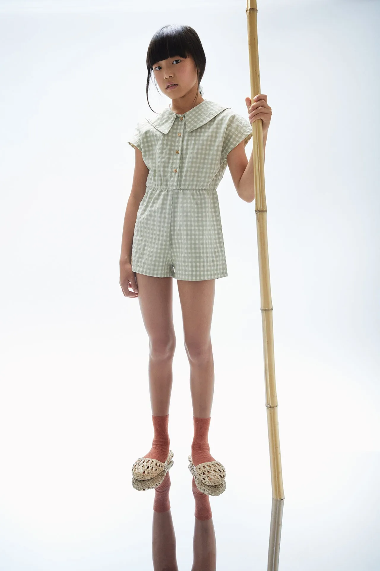 Beebe Overall Tea Green Checks