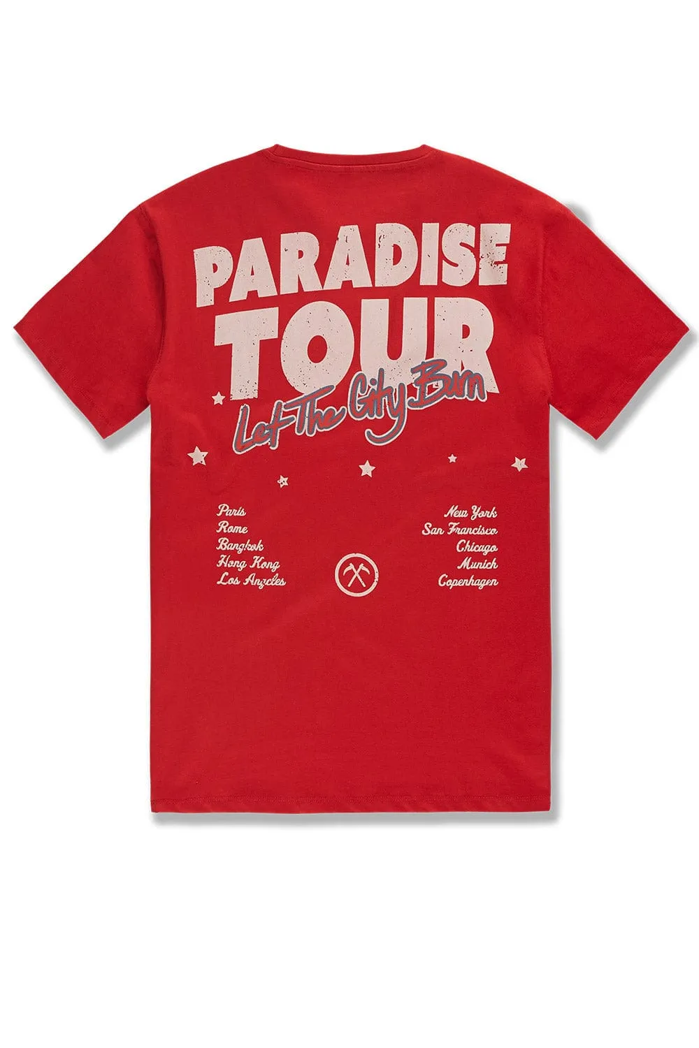 Big Men's Paradise Tour T-Shirt (Red)