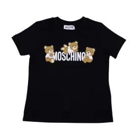 Black Teddy & Logo T-Shirt
