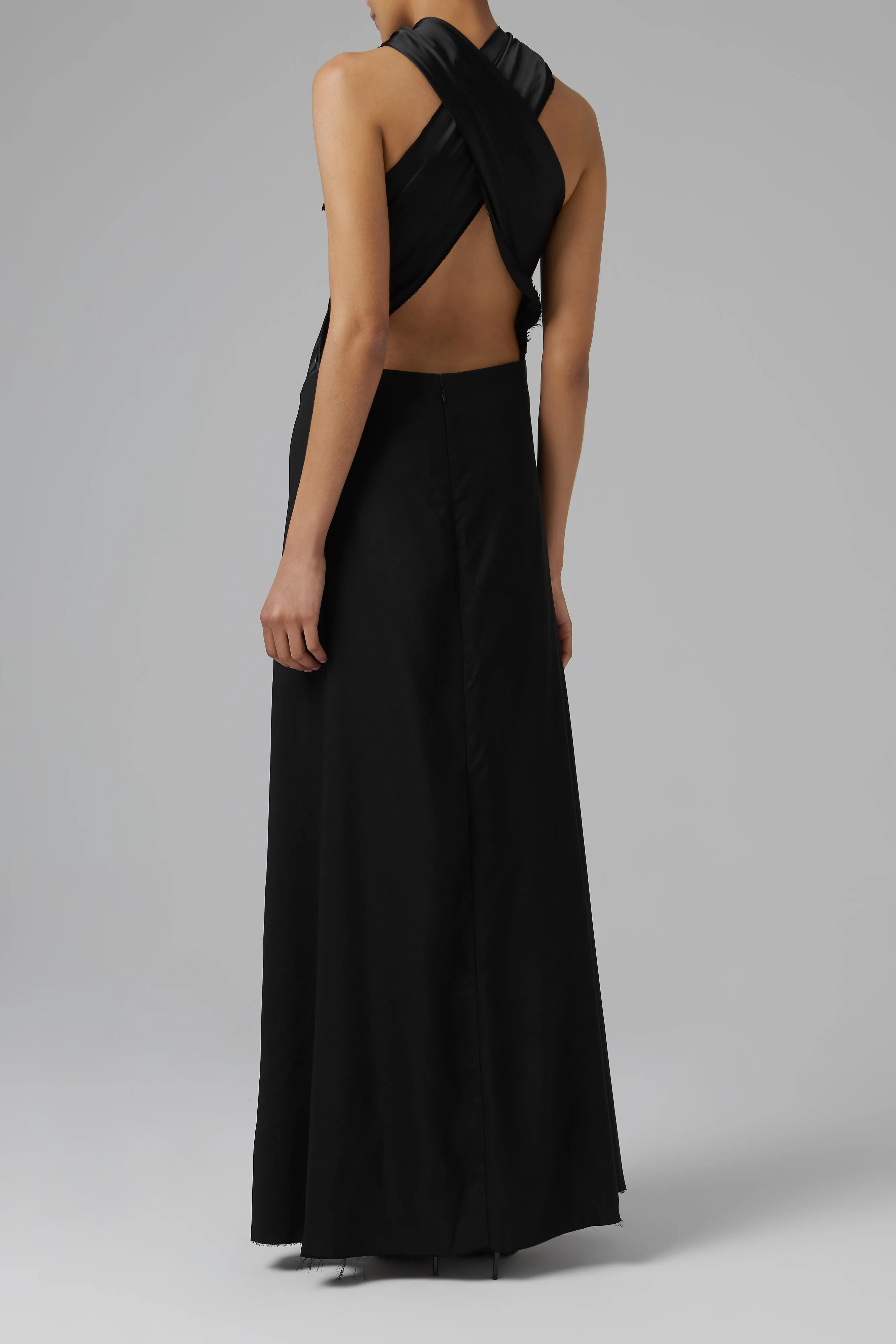 Black Two In One Maxi Dress