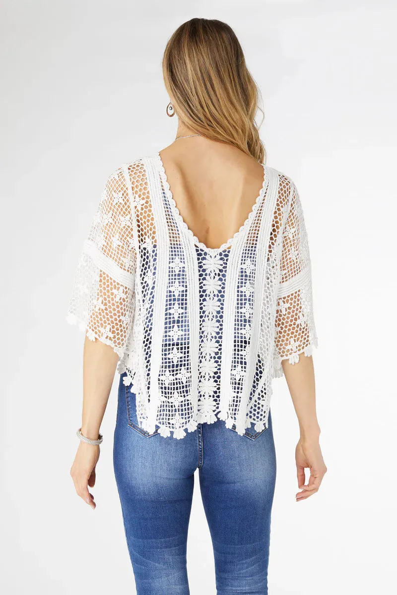 Bluebell Crochet Pullover