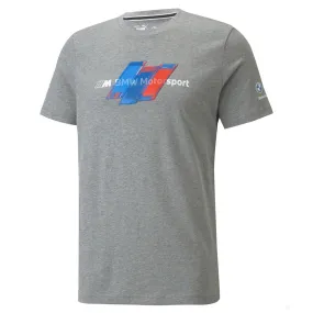 BMW T-shirt, Puma BMW Motorsport Logo, Grey, 2021