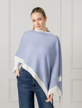 Border Ponchette Cloudy Blue