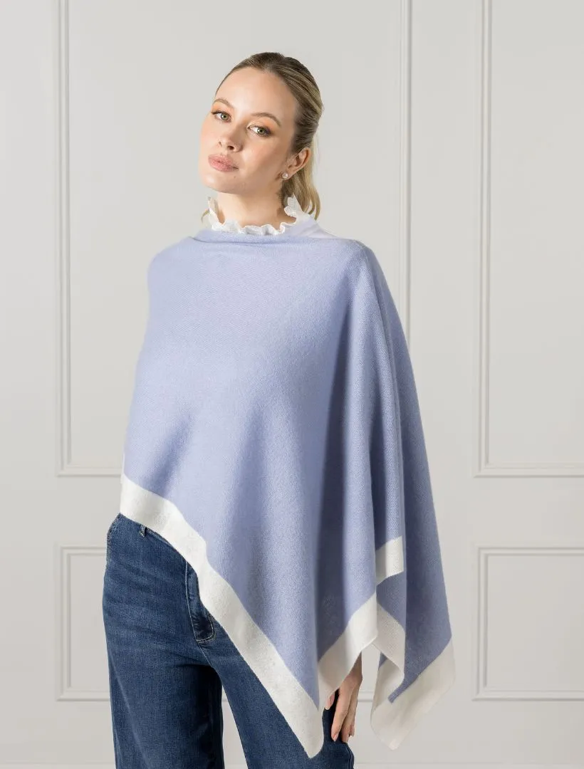 Border Ponchette Cloudy Blue