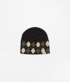 Butter Goods Diamond Knit Skull Beanie - Black