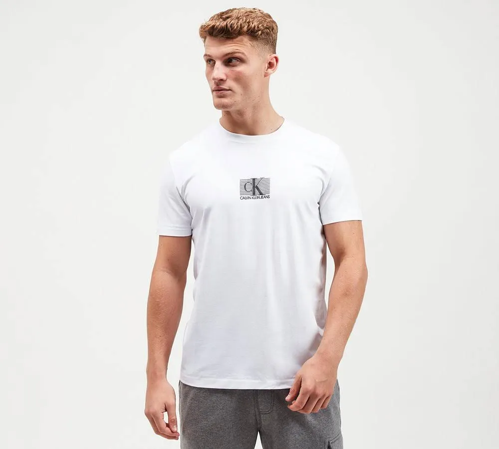 Calvin Klein Jeans Chest Logo T Shirt White