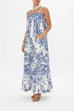 Camilla Wide Strap Sundress Print Size 12