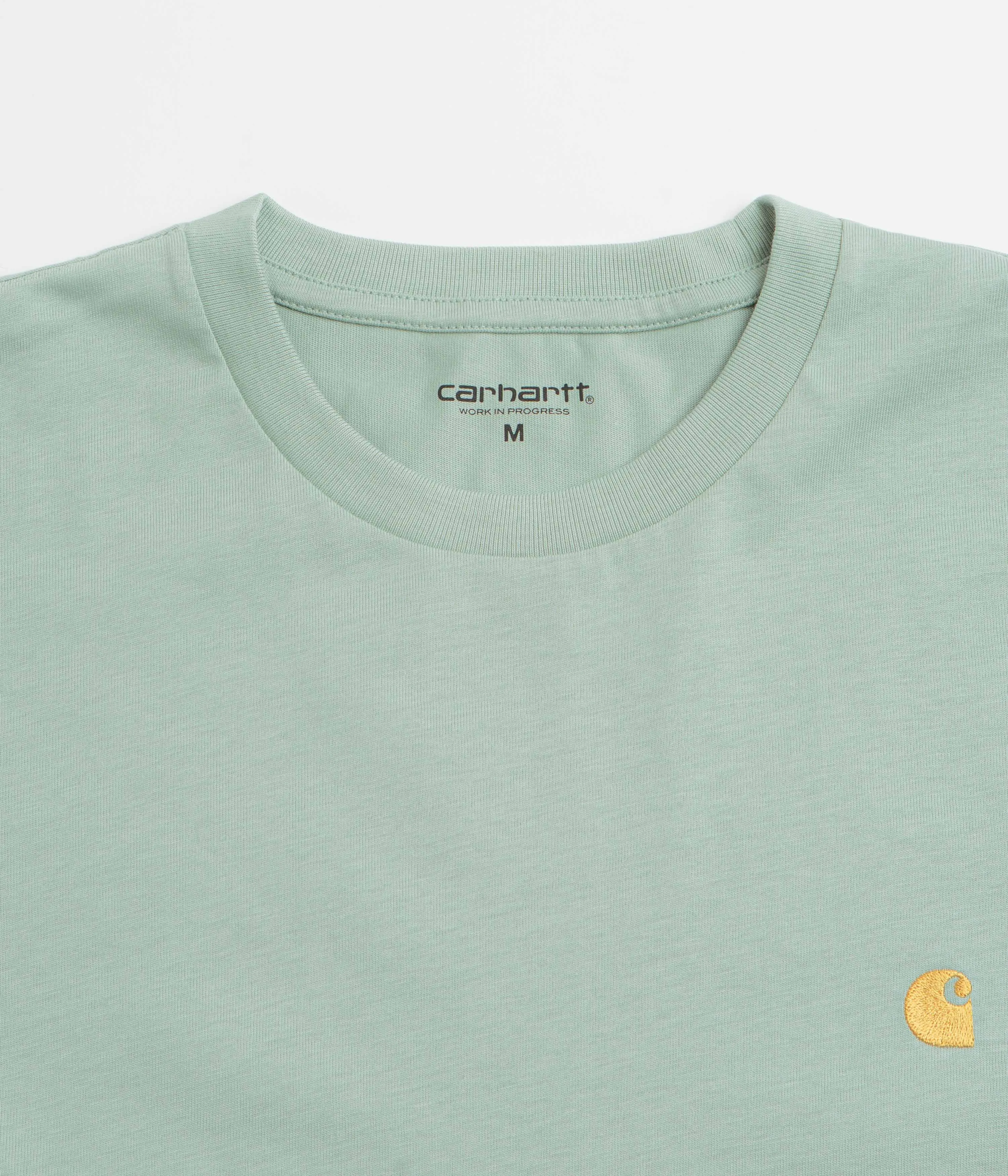 Carhartt Chase T-Shirt - Frosted Green / Gold