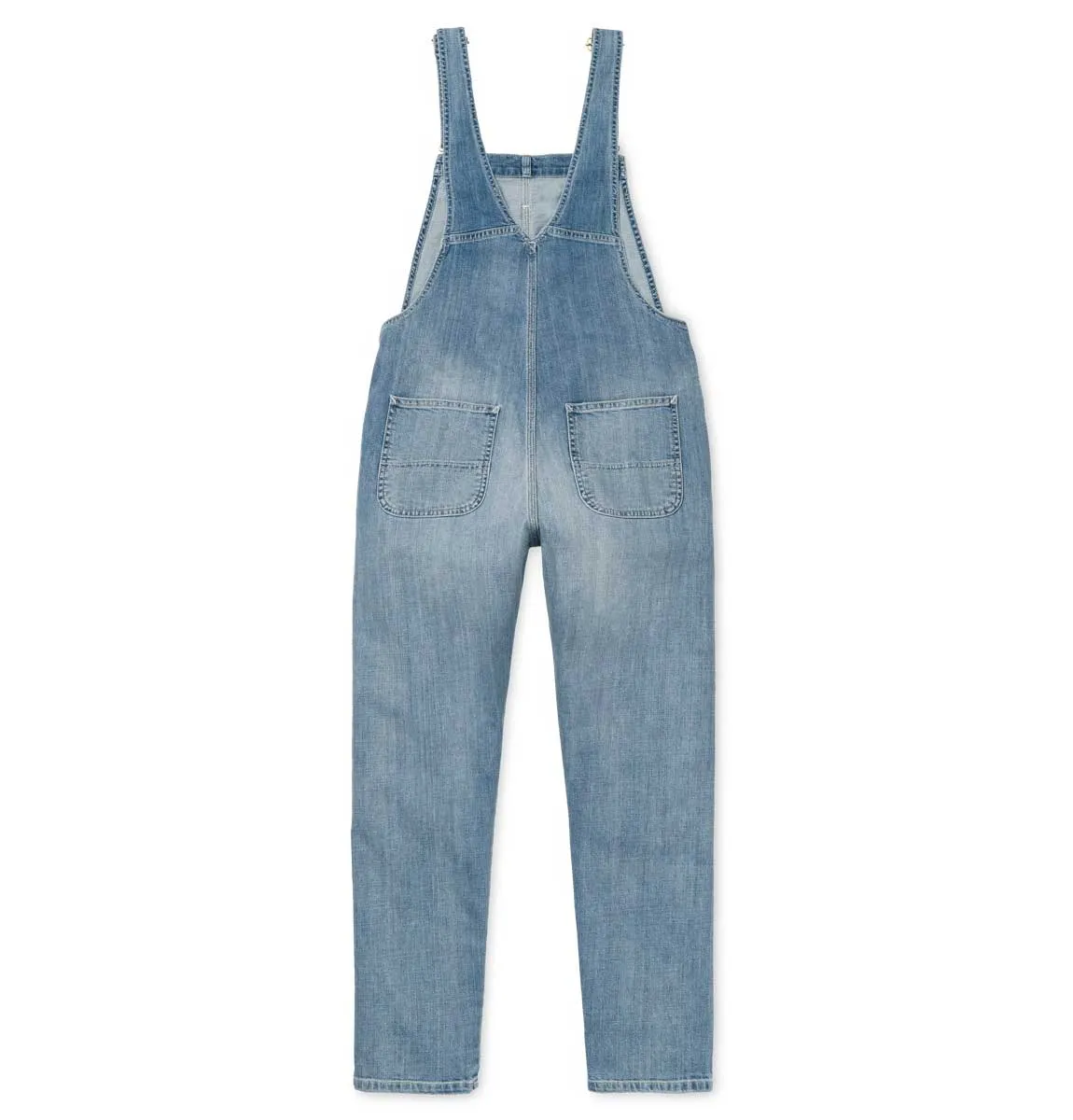 Carhartt WIP Women's W' Bib Overalls – Blue (Light Stone Washed)