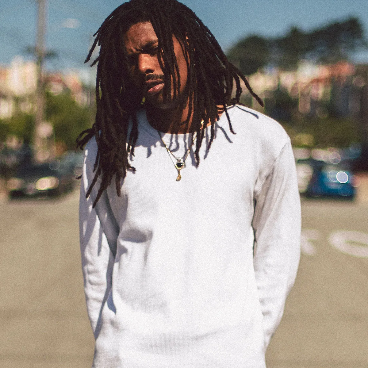 CCS OG Waffle Knit Thermal Shirt - Black
