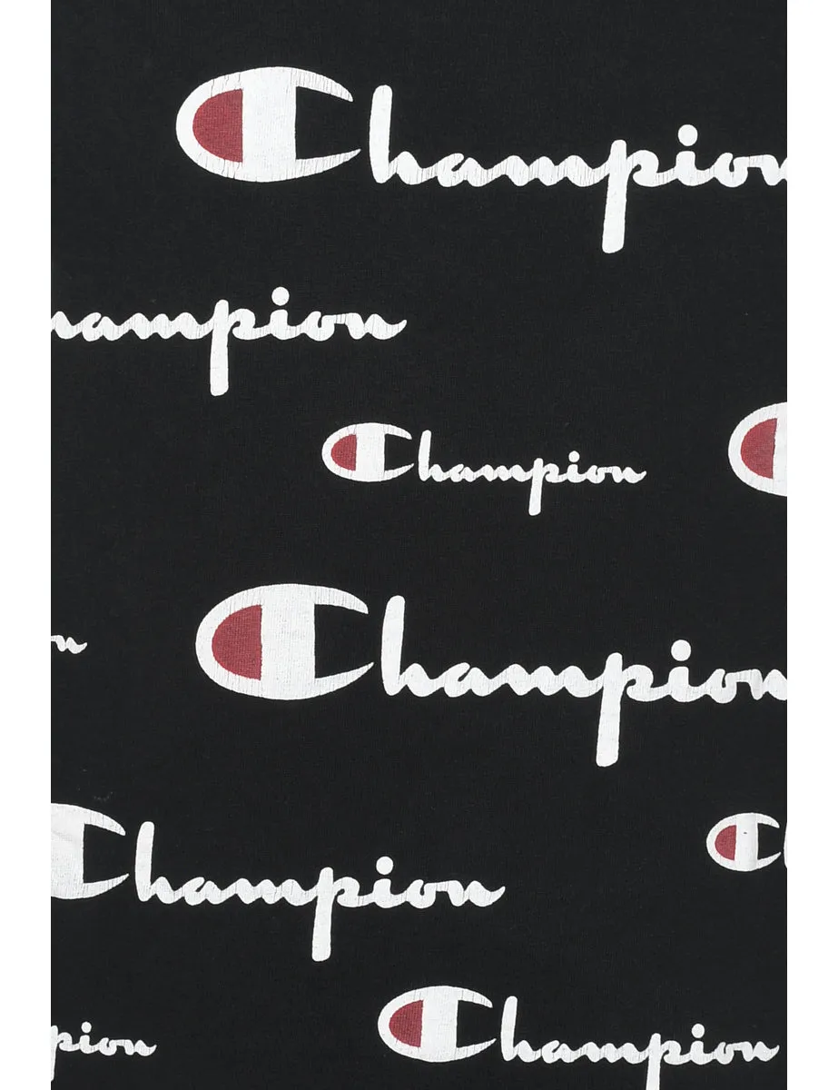Champion Classic Black Printed T-shirt - M