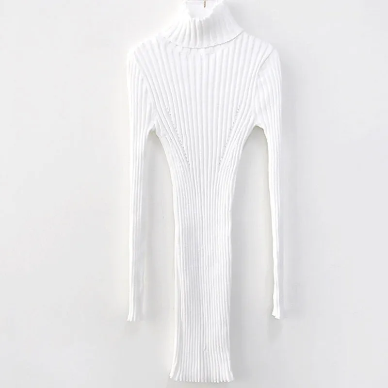 Chic Turtleneck Knit Dress - Free Shipping!
