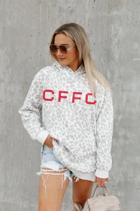 CHICAGO FIRE SC TOUCHLINE OVERSIZED SIDE-SLIT HOODED PULLOVER