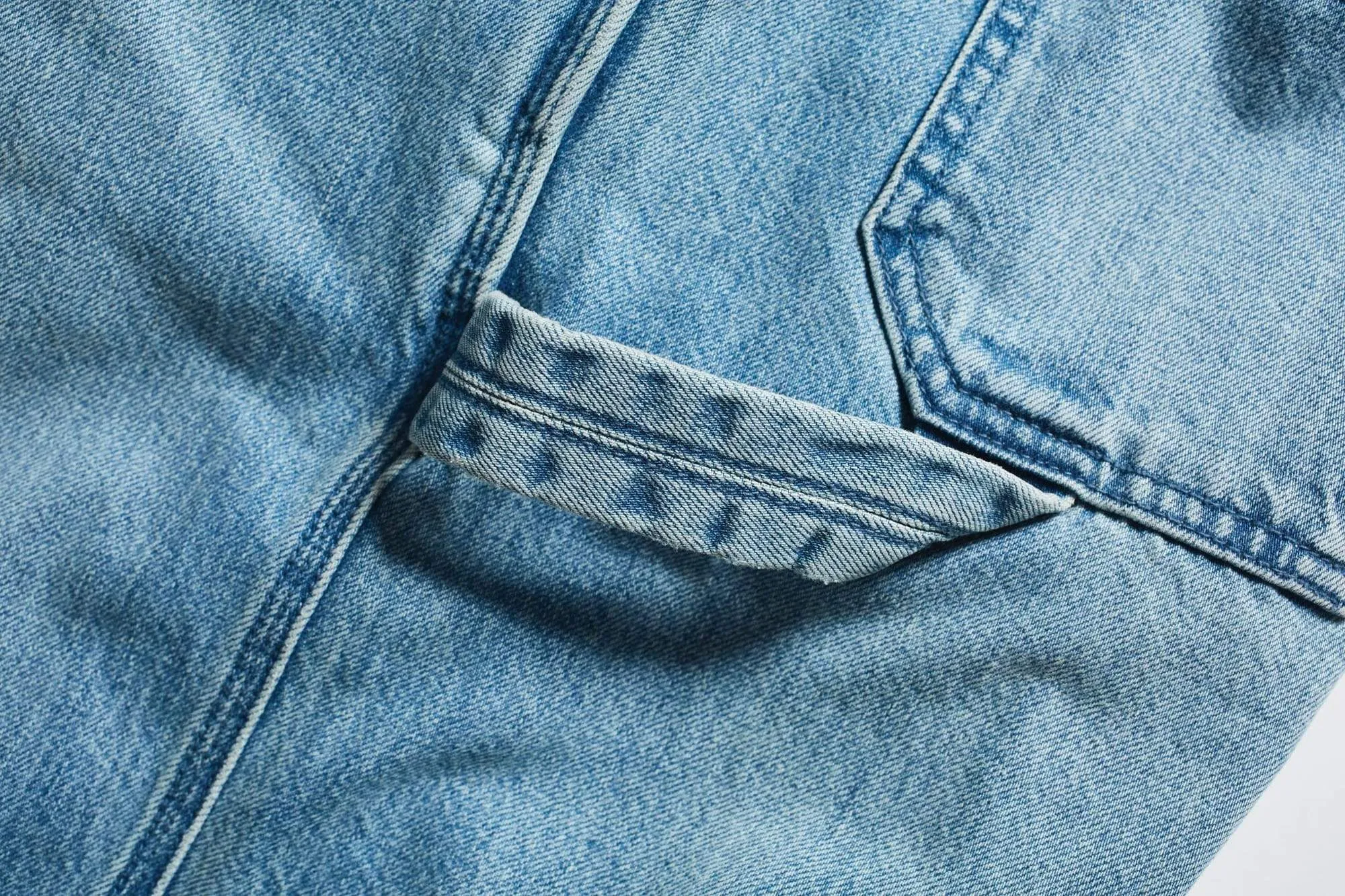 Christina Crop Overall Faded Indigo