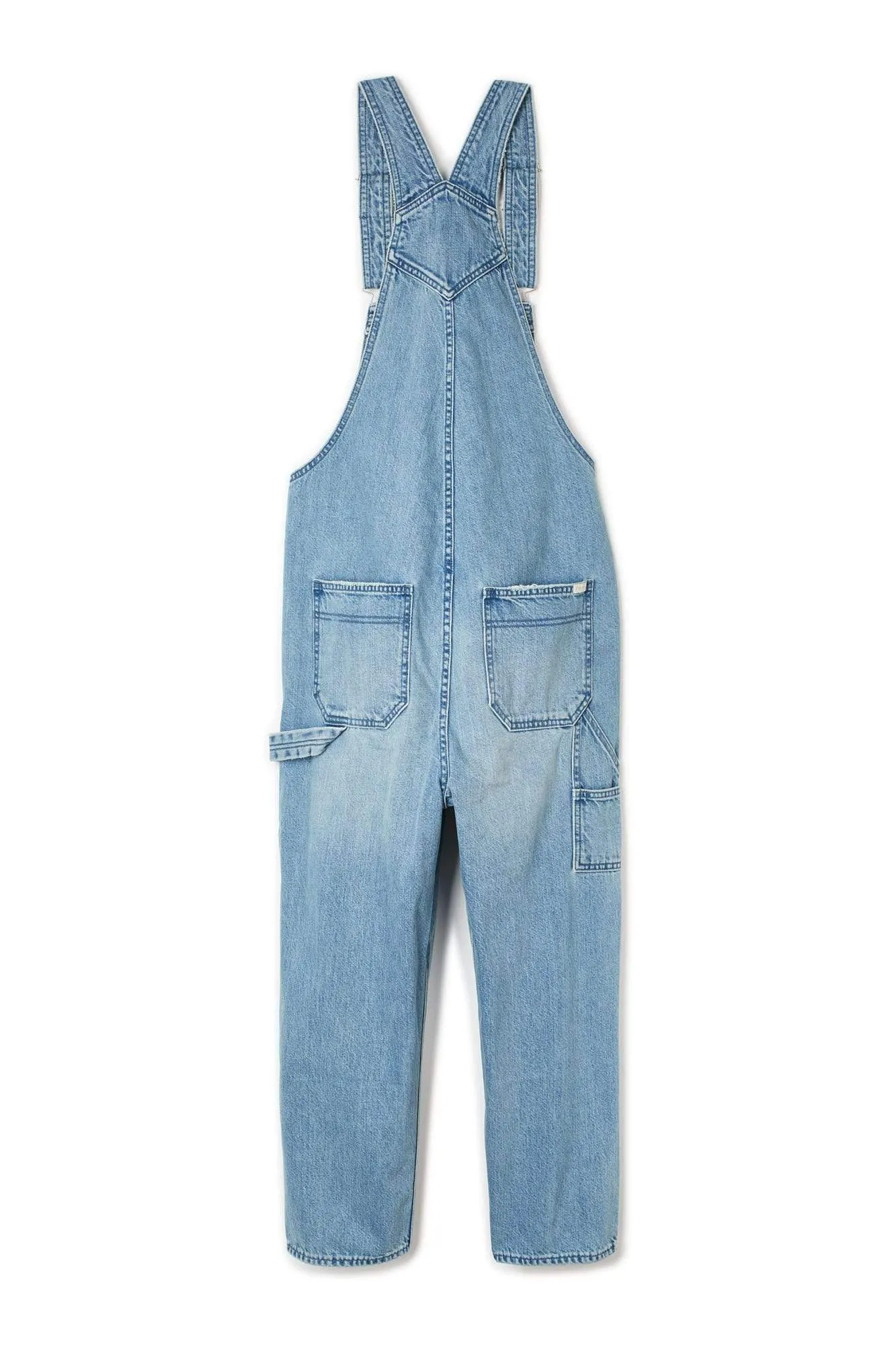 Christina Crop Overall Faded Indigo