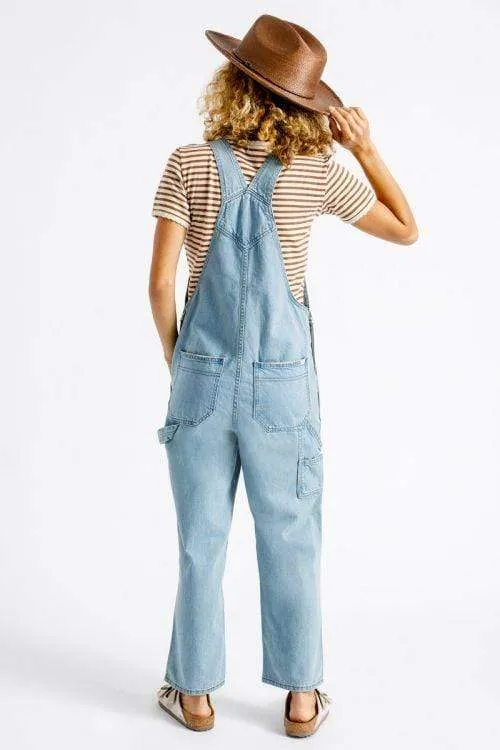 Christina Crop Overall Faded Indigo