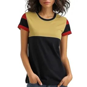 Color Block T-shirt Womens