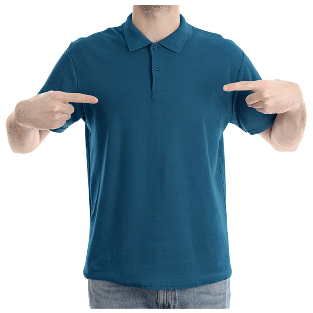 Coral Blue Polo T shirt