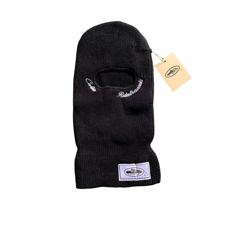 CORTEIZ KNIT BALACLAVA BLACK WHITE