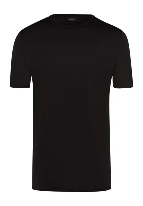 Cotton Sporty Cotton Crew Neck T-Shirt | Black 73511-199