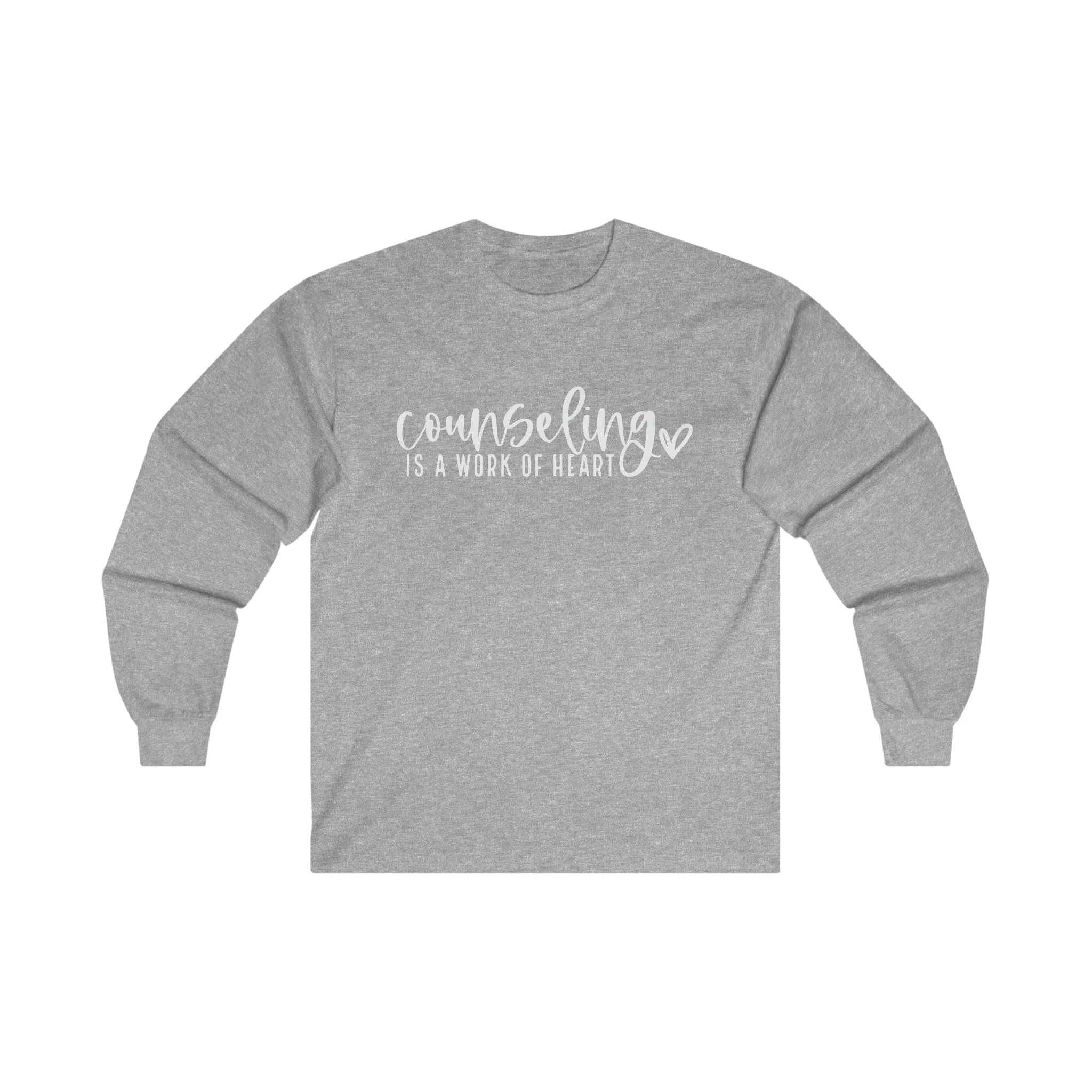 Counseling Work Of Heart Long Sleeve Shirt