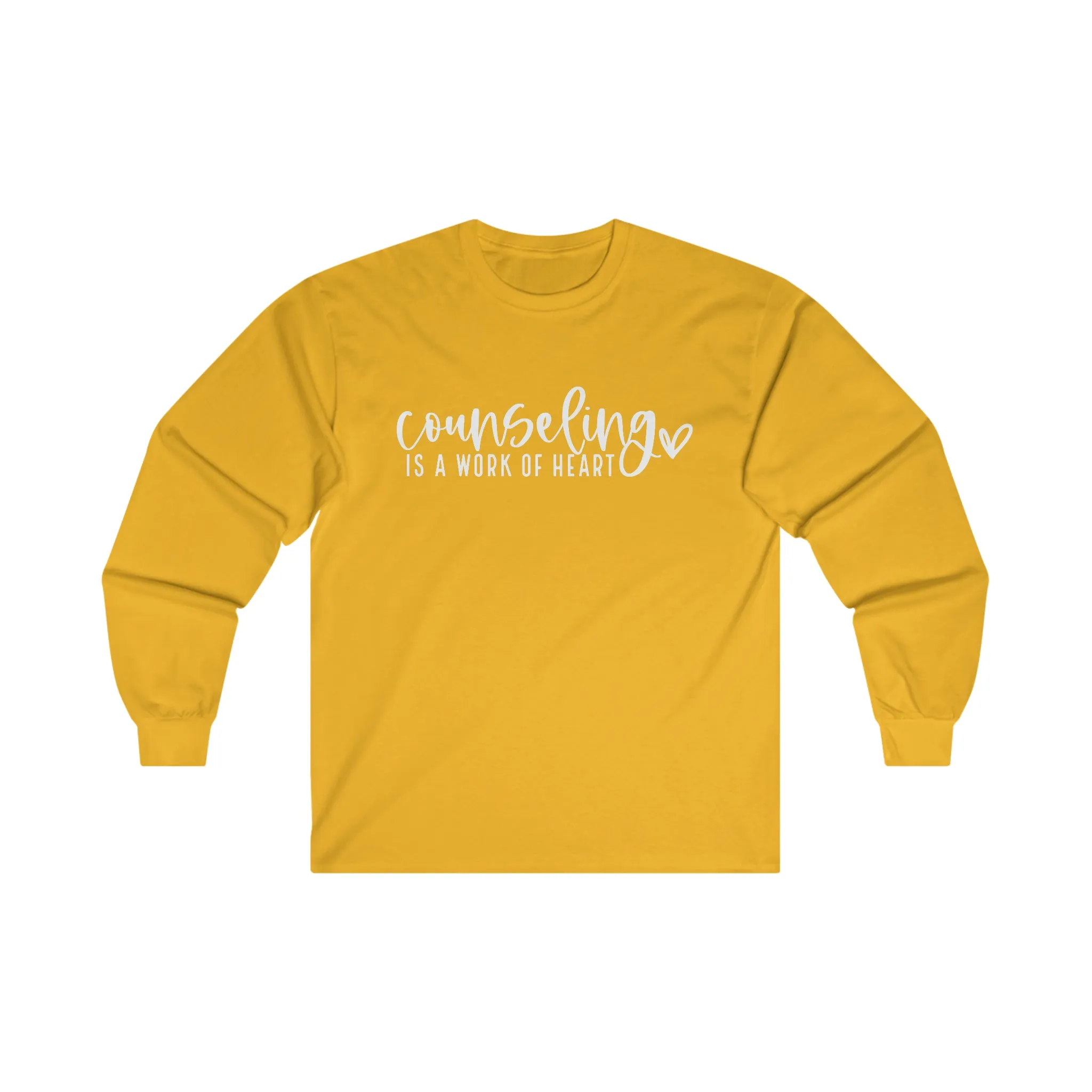 Counseling Work Of Heart Long Sleeve Shirt