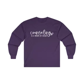Counseling Work Of Heart Long Sleeve Shirt